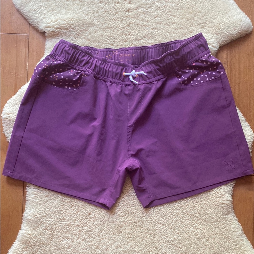 Level Six 🇨🇦 board shorts, purple, size 8